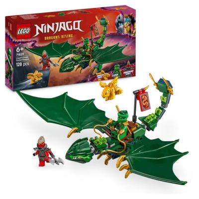 LEGO NINJAGO 71829 Le dragon vert de la forêt de Lloyd - Pour les petits ninjas