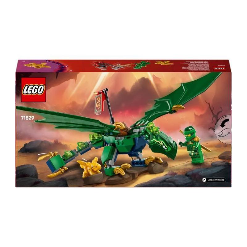 LEGO NINJAGO 71829 Le dragon vert de la forêt de Lloyd - Pour les petits ninjas