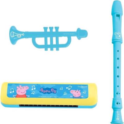 Ensemble musical Peppa Pig - 7 instruments - Rangement tambour