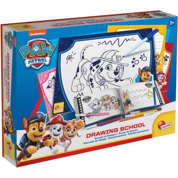 Kit de dessin - LISCIANIGIOCHI - PAT'PATROUILLE - Feutres, Modele Pat' Patrouille