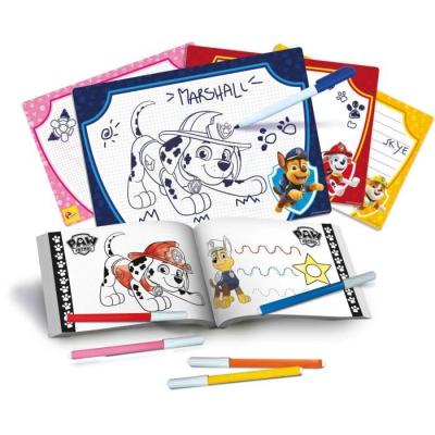 Kit de dessin Pat'Patrouille - Feutres et pochoirs pour colorier - LISCIANIGIOCHI