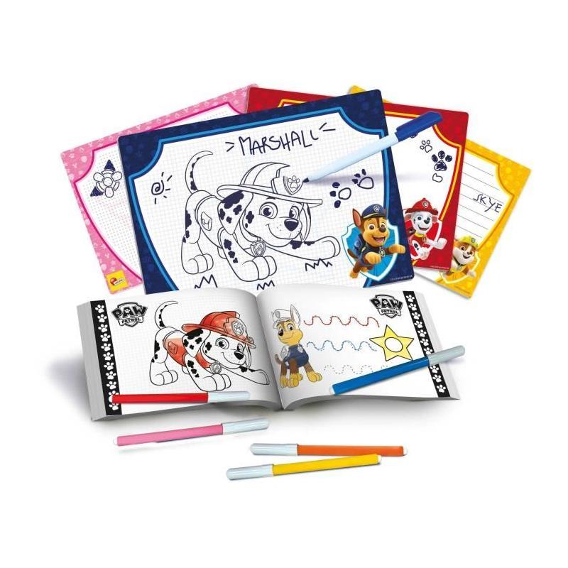 Kit de dessin Pat'Patrouille - Feutres et pochoirs pour colorier - LISCIANIGIOCHI