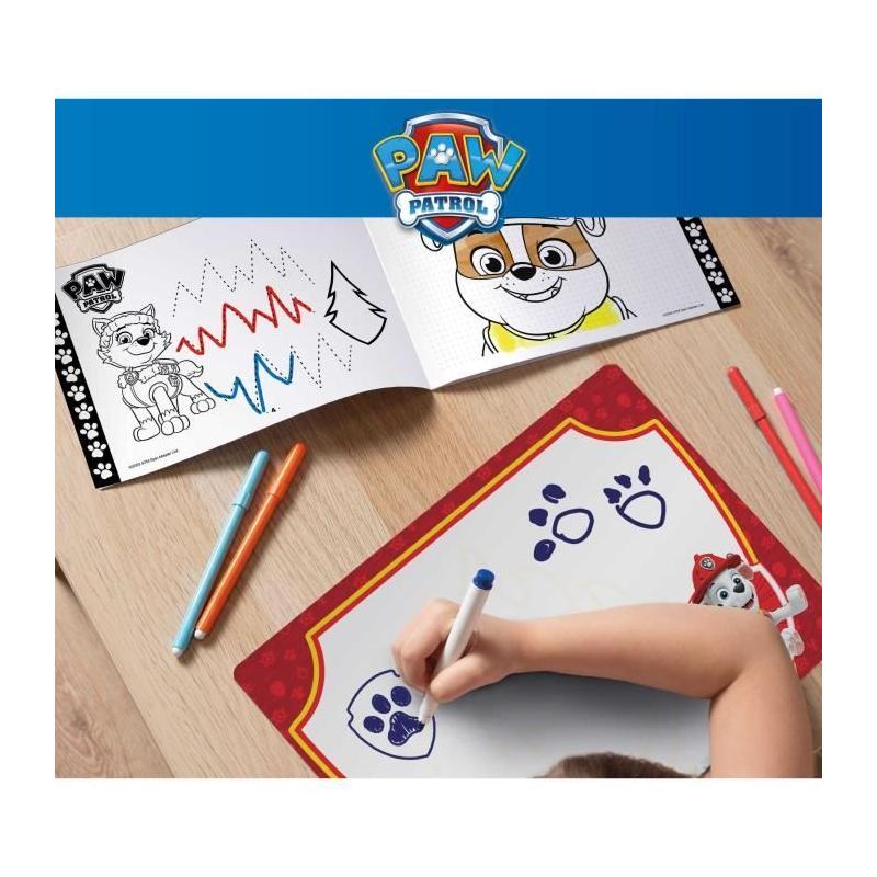 Kit de dessin Pat'Patrouille - Feutres et pochoirs pour colorier - LISCIANIGIOCHI