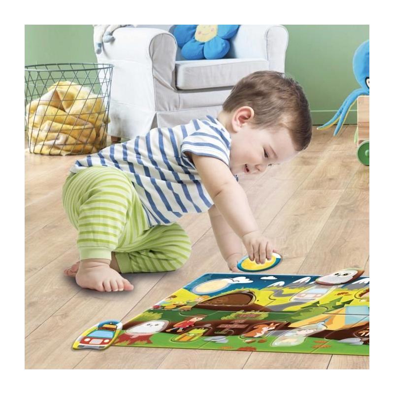 Puzzle panoramique Les Bois - CAROTINA BABY : jeu d'apprentissage ludique