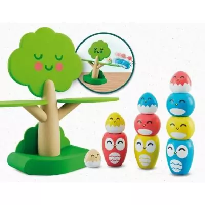 Jeu Montessori en Bois: Arbre et Oiseaux pour l'Équilibre Jeu Montessori en Bois: Arbre et Oiseaux pour l'Équilibre