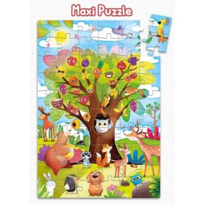Jeu Montessori en Bois: Arbre et Oiseaux pour l'Équilibre