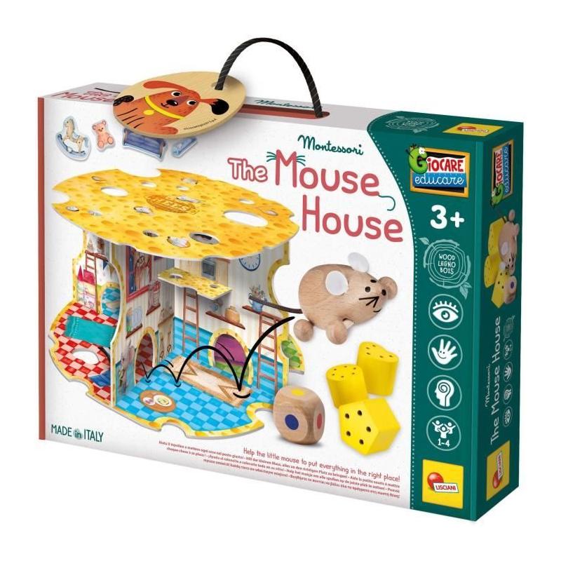 La Maison de la Souris : Jeu Montessori en Bois