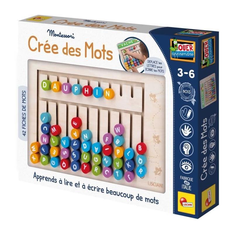 Compose-mots Montessori - Tableau Magnétique - Jeu d'Apprentissage