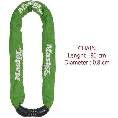 Antivol chaîne pour vélo - MASTER LOCK - 90 cm x 8 mm
