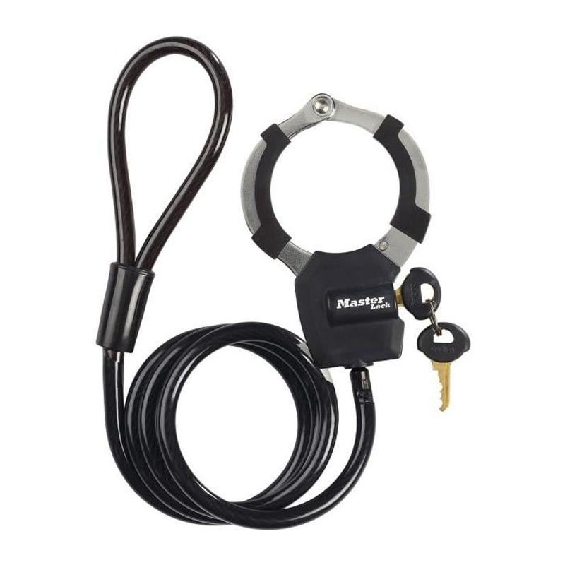 Antivol à Clé avec Menotte Master Lock 8275EURDPRO - Idéal pour trottinettes
