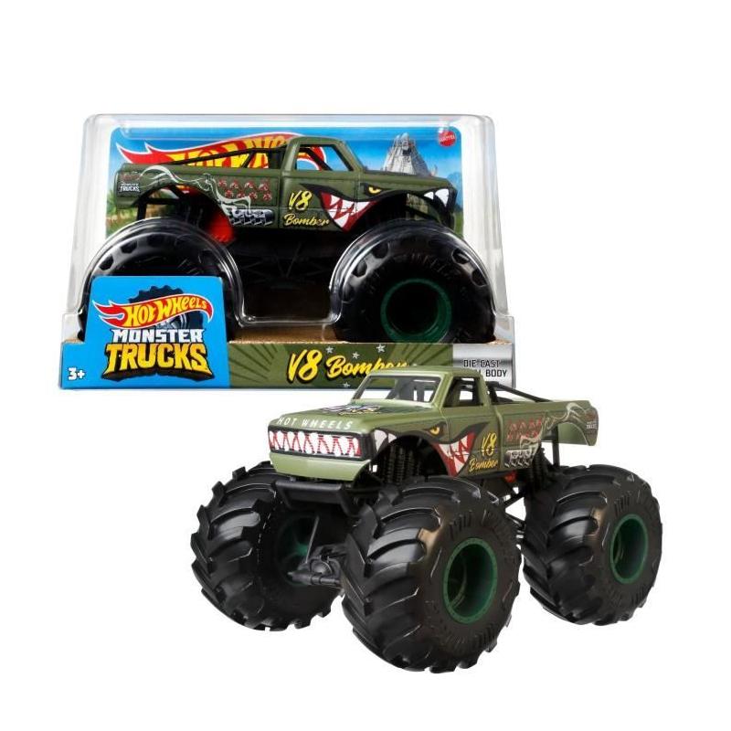 Vroum Vroum ! Hot Wheels Monster Truck 1:24 - Modèle aléatoire