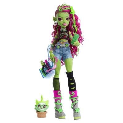 Monster High: Venus McFlytrap - Poupée et son adorable compagnon Chewlian!