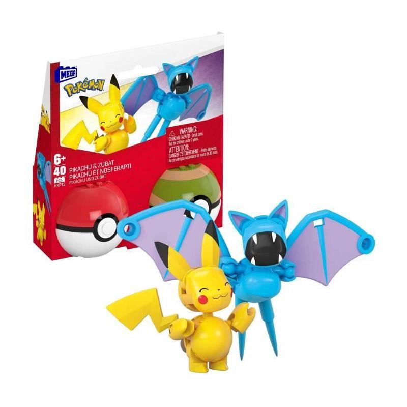 MEGA Pack 2 Pokeball de 40 micro-briques - Jeu de construction