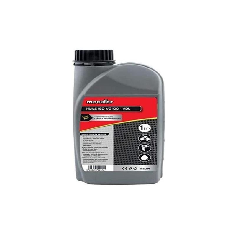 Huile minérale pour compresseur MECAFER - 1L - ISO VG100