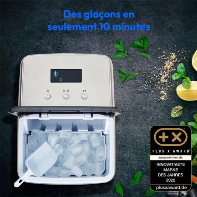 Machine à glaçons MEDION MD11950: 2,6L d'eau - 15kg/24h