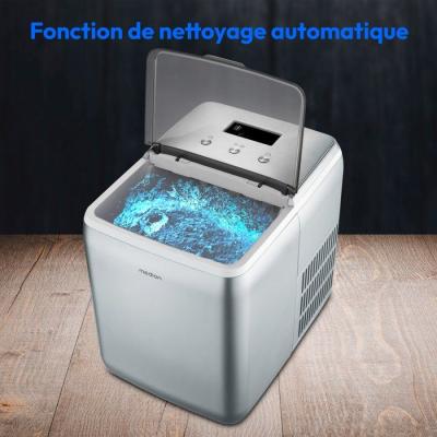 Machine à glaçons MEDION MD11950: 2,6L d'eau - 15kg/24h