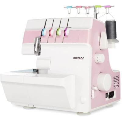 Surjeteuse MEDION SO 90 - 91W - Aiguille 11, 14, 16 - 1200 tr/min - Rose