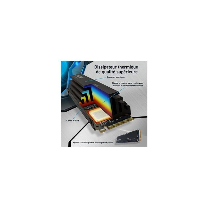 SSD interne Crucial T700 4 To : ultra-rapide PCIe Gen 5.0