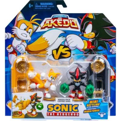 Duo de Figurines Tails vs Shadow - Pack de combat AKEDO