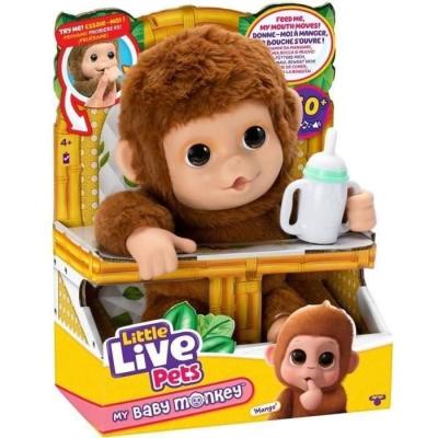 Mon Bébé Singe interactif - Little Live Pets - Peluche