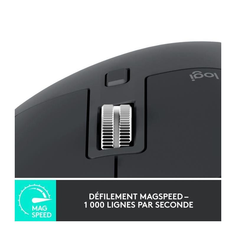 Souris sans fil Logitech MX Master 3S - Graphite