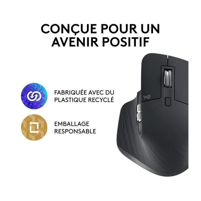 Souris sans fil Logitech MX Master 3S - Graphite