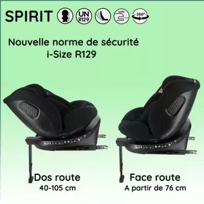 Siège auto isofix SPIRIT NANIA: évolutif 0-36 kg, 0-10 ans Siège auto isofix SPIRIT NANIA: évolutif 0-36 kg, 0-10 ans