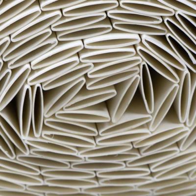 Canisse PVC double face - NATURE - 1 x 3 m - Blanc