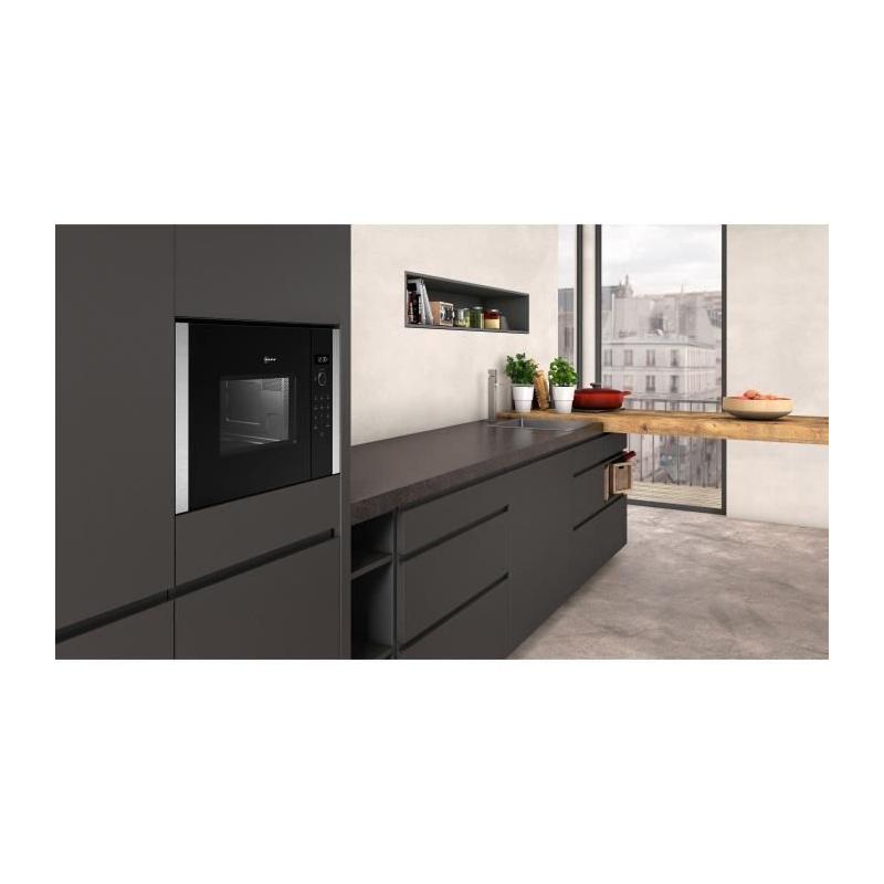 Micro-ondes encastrable NEFF N50 - Design inox compact