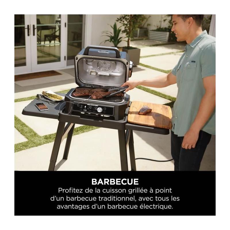Barbecue Ninja Woodfire Pro Connect XL OG901EU - 7 programmes de cuisson