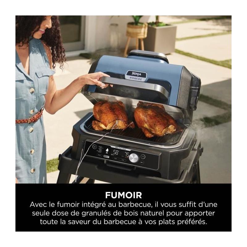 Barbecue Ninja Woodfire Pro Connect XL OG901EU - 7 programmes de cuisson