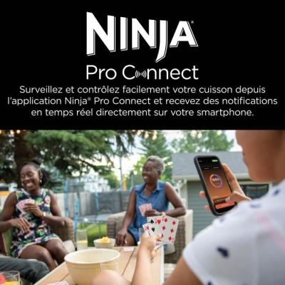 Barbecue Ninja Woodfire Pro Connect XL OG901EU - 7 programmes de cuisson