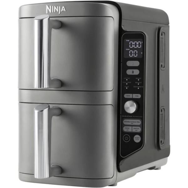 Friteuse sans huile NINJA - Double Stack XL SL400EU - Capacité 9,5L - 6 programmes de cuisson - 2470W