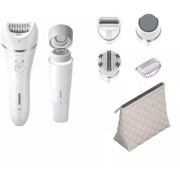 Épilateur électrique - Philips - BRE770/92 - 9 accessoires - 2 vitesses - Tete lavable