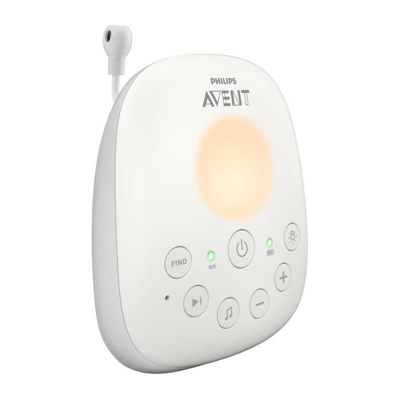 Ecoute-bébé Philips Avent: Sécurité Audio DECT - Blanc - LCD - Température - Veilleuse