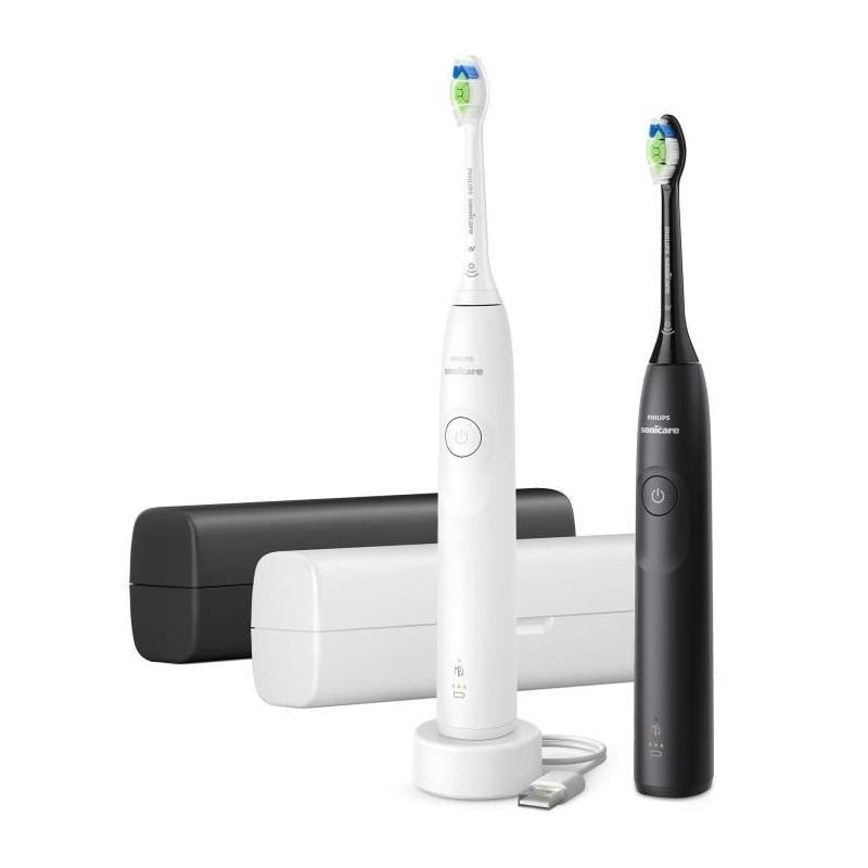 Brosse à dents électrique Philips Sonicare HX7109/01 - Serie 5300 - Blanc & Noir