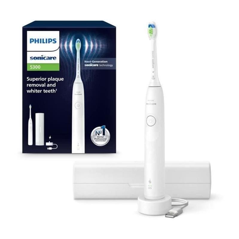 Brosse à dents Philips Sonicare Serie 5300 - Blanche