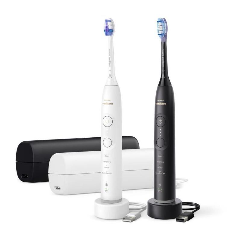 Brosse à dents électrique PHILIPS Sonicare HX7429/02 Noire & Blanche