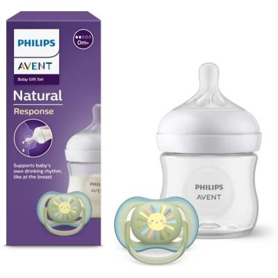 Découvrez le coffret Philips Avent Natural 3.0 - Biberon 125ml + Sucette Ultra Air