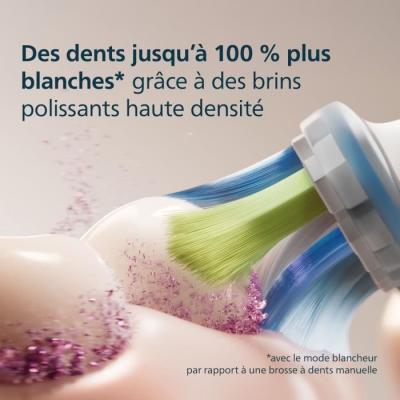 Lot de 4 têtes de brosse - PHILIPS - HX9044/87 - C3 blanc