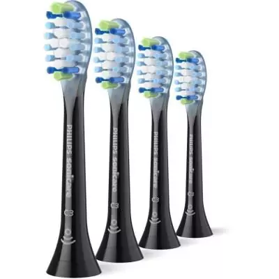 Lot de 4 têtes de brosse Philips HX9044/88 - C3 black