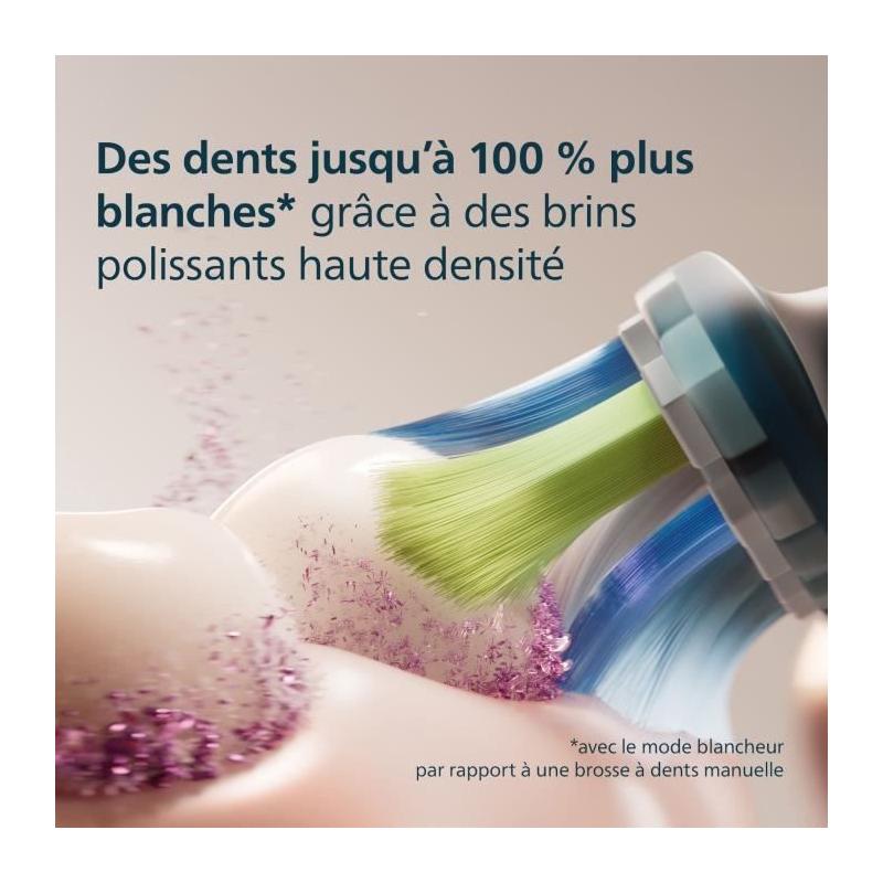 Lot de 4 têtes de brosse Philips HX9044/88 - C3 black