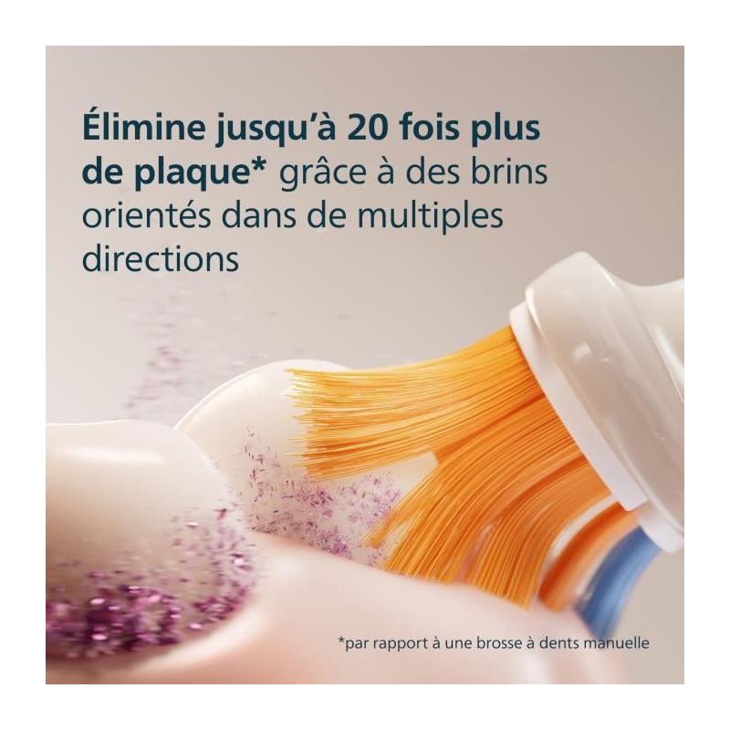 Lot de 4 têtes de brosse Philips HX9094/87 - A3 blanc