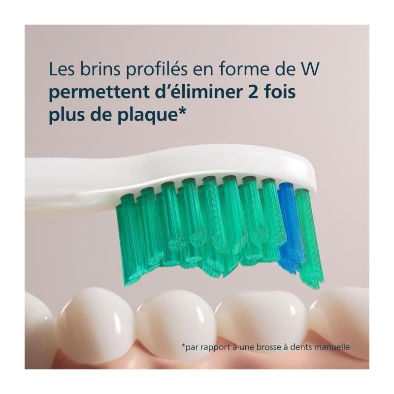 Ensemble de 6 têtes de brosse Philips HX6016/87 - Blanc C1