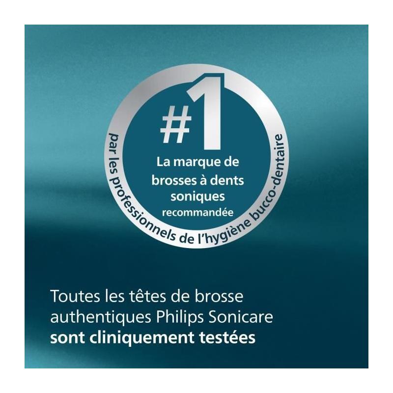 Ensemble de 6 têtes de brosse Philips HX6016/87 - Blanc C1