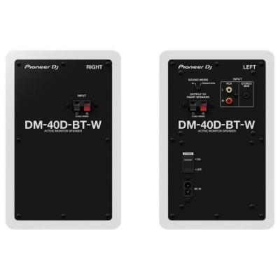 Enceintes de monitoring Pioneer DJ DM-40D-BT-W - Bluetooth - Blanc