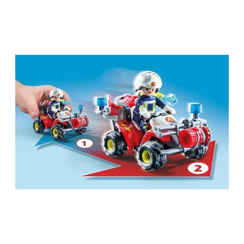 Lutte contre l'incendie avec le pompier PLAYMOBIL 71825