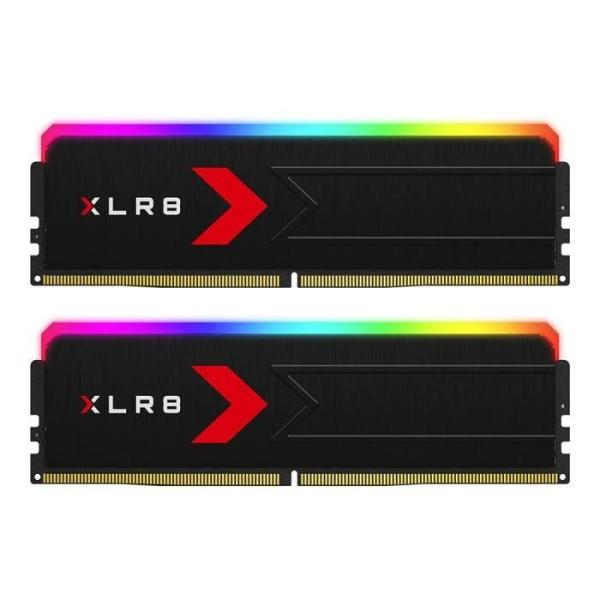 Kit de mémoire - PNY - XLR8 Gaming EPIC-X RGB™ DDR5 - 32GB (2x16GB) - 6400MHz - CL36 - Pour ordinateur de bureau