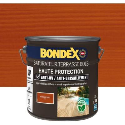 Saturateur pour teck mat Bondex - 2,5L