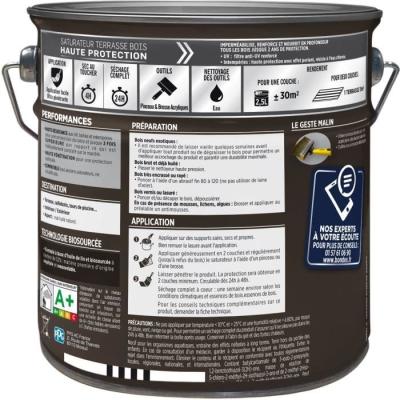Saturateur pour teck mat Bondex - 2,5L